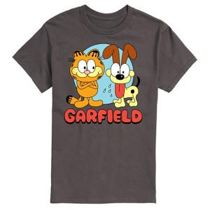 Men's - Garfield - Garfield Odie Doodle Short Sleeve Graphic T-Shirt - 1 of 4