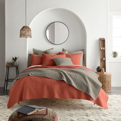 Adobe King Reversible Microfiber Quilt Set