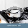 All-Clad D3 3-Ply Stainless Steel Dutch Oven 5.5 Quart Induction Oven Broiler Safe 600F Pots and Pans, Cookware Silver - 4 of 4