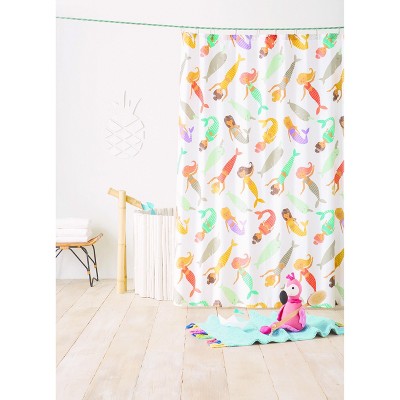 mermaid shower curtain canada