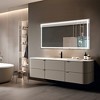 Dovelina Oversized Bathroom Vanity Mirror LED Rectangle Anti-fog Wall Mirror with Backlit - 2 of 4