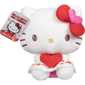 Hello Kitty and Friends 8" Day Plush w Bow - Officially Licensed Sanrio Product - Cute Soft Doll Animal Toy Figure - Easter Gift for Kids, Girls, Boys - 1 of 1