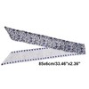 Unique Bargains Women's Flower Scarf Headband Blue White 1 Pc - 4 of 4