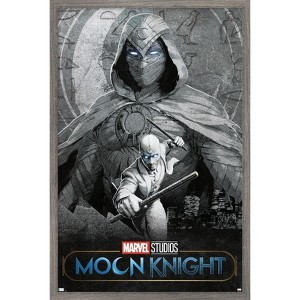 Trends International Marvel Moon Knight - Teaser Framed Wall Poster Prints - 1 of 4