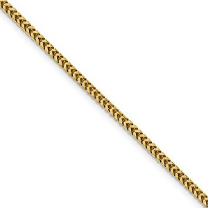 Black Bow Jewelry 2.25mm 14k Yellow Gold Solid Franco Chain Necklace - 1 of 4