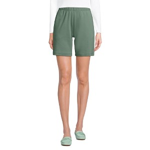Lands' End Women's Sport Knit High Rise Shorts - 1 of 4