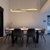 BAOURE Gold Modern Led Chandelier with Remote Dimmable,39 Inch Large Modern Led Pendant Light,Led Ring Chandelier Kitchen Island Lighting - 3 of 4
