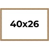 PosterPalooza | 40x26 Wood Antique Frame with UV Acrylic, 4 Finishes: Bronze, Gold, Silver, and Black - 2 of 4