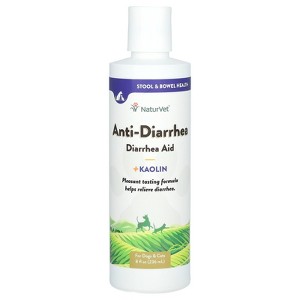 NaturVet Anti-Diarrhea, Diarrhea Aid + Kaolin, For Dogs & Cats, 8 fl oz (236 ml) - 1 of 3