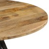 vidaXL Dining Table 43.3 in.x29.5 in. Solid Wood Mango - 4 of 4