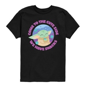 Boys' - The Mandalorian - Come To The Cute Side Short Sleeve Graphic T-Shirt - 1 of 4