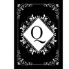 Briarwood Lane Everyday Double Sided Garden Flag 12x18 For Outdoor Black and White Monogram Q Garden Flag Flags For Outside - 3 of 4