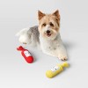Americana Ketchup and Mustard Dog Plush Set - 2pcs - Sun Squad™ - 2 of 3