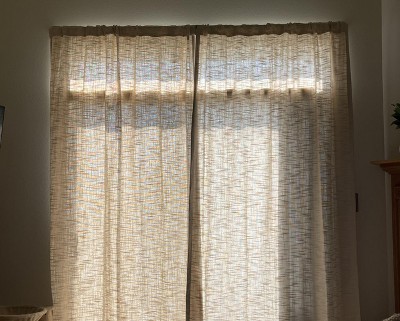 Threshold Light Filtering Window Curtain Panel – Solid Cotton, Classic Style, Made In USA