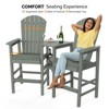 Karl Home | 2-Piece Outdoor Adirondack Bar Chairs with Removable Trays - 2 of 4