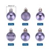Unique Bargains Shatterproof Home Party Decorative Christmas Tree Hanging Ball Ornaments 36 Pcs - 2 of 4