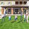 Costway 5-In-1 Outdoor Kids Swing Set W/ Heavy Duty Swing Frame & Ground Stakes Backyard - image 2 of 4