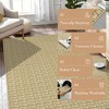 TROPOW Area Rug for Dining Machine Washable Non-Slip Low Pile Carpet Modern Boho Ultra Soft Large Rugs No-Shedding Easy-Clean Contemporary Area Rug - 4 of 4