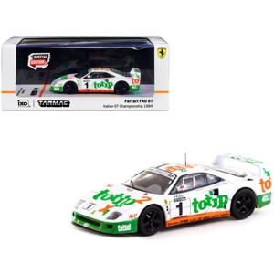 Ferrari F40 GT #1 "Italian GT Championship" (1994) "Hobby64" Series 1/64 Diecast Model Car by Tarmac Works - 1 of 3