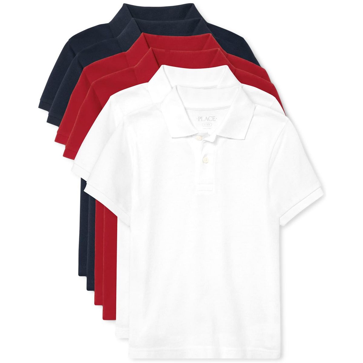 The Children's Place Boys Uniform Short Sleeve Pique Polo 6-Pack
