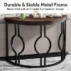 Tribesigns 43" Half Moon Console Table - 4 of 4