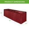 Best Choice Products 8x2x2ft Outdoor Metal Raised Garden Bed, Planter Box for Vegetables, Flowers, Herbs - 2 of 4