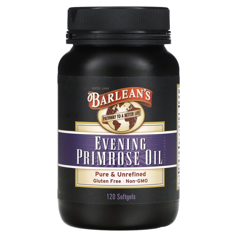 Barlean's Evening Primrose Oil, 120 Softgels, 1 of 3