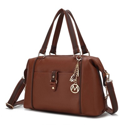 MKF Collection Opal Vegan Leather Lightweight Satchel Bag by Mia K