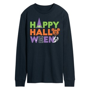 Men's - Disney - Happy Halloween Long Sleeve Graphic T-Shirt - 1 of 4