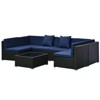 Resenkos 7-Piece Rattan Sectional Set, Outdoor Sectional Furniture, PE Rattan, - 2 of 4