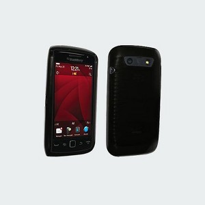 High Gloss Silicone Cover for BlackBerry Torch 9850 (Black) - 1 of 1