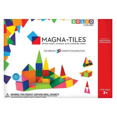 Magna-Tiles Solid Colors 56 Piece Set