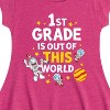Girls' - Dr. Seuss - First Grade Out Of This World Fit & Flair Cap Sleeve Dress - 2 of 4