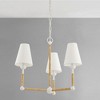 Mitzi Mariana 3 - Light Chandelier in  Textured White - 3 of 4