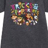 - Paw Patrol - Tricks and Pup Treats Graphic Short Sleeve Fleece Dress - 2 of 4