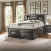 Acme Furniture King Ireland Bed Gray Oak - 2 of 4