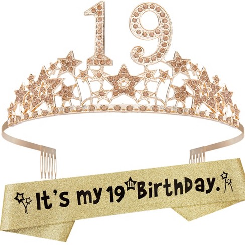 19th birthday clearance tiara