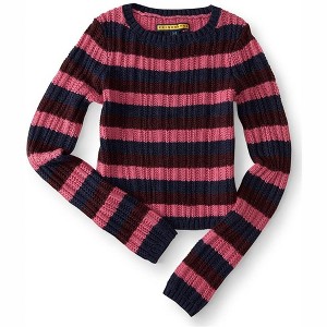 Aeropostale Womens Striped Knit Pullover Sweater - 1 of 1