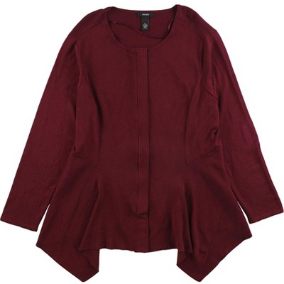 Alfani Womens Handkerchief Hem Cardigan Sweater