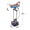 ROBOTIME 3D Puzzle, Wooden Building Kits with Ocean Fisher Model, DIY Pendulum Toy for Kids Adults, Multicolored, 6.9"*7.3"*13.2" - 4 of 4