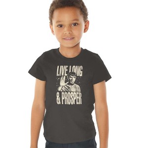 Toddler Boys' Star Trek Prosper T-Shirt (3T) Charcoal - 1 of 4