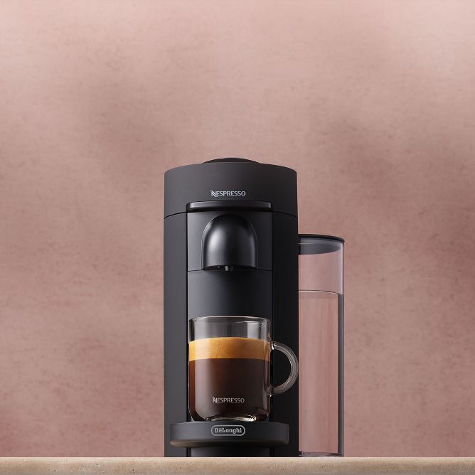 Nespresso Vertuo Next Coffee and Espresso Machine NEW by Breville, Cherry,  Coffee Maker and Espresso Machine + Nespresso Capsules VertuoLine, Medium