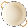 Spice By Tia Mowry Savory Saffron 3.5 Quart Enameled Cast Iron Dutch Oven with Lid - 4 of 4