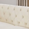 NicBex 59"/80" Chesterfield Velvet Sleeper Sofa, 2/3 Seater Sofa with Rolled Arms and Nailhead,Tufted Couch with Pillows for Living/Bed Room,Office - 4 of 4