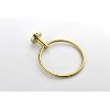 OUTSUPPLY 3-Piece Bathroom Set, Towel Bar, Hooks, Modern Wall Mounted Hardware Rustproof for Bathroom - 4 of 4