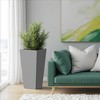 Wooakway Outdoor/Indoor/Decor/Garden Large Tall Metal Planter Pots Planter Boxes Cachepots Nursery Pots - 2 of 4