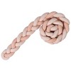 SARO Braided Crib Bumper – 90.5” Baby Crib Rail Guard, Soft Knotted Cushion Liner & Nursery Decor, Protective Braided Pillow for Infants & Toddlers - 4 of 4