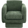 Meridian Furniture,Alessandra Chenille Fabric Swivel Accent Chair - 4 of 4