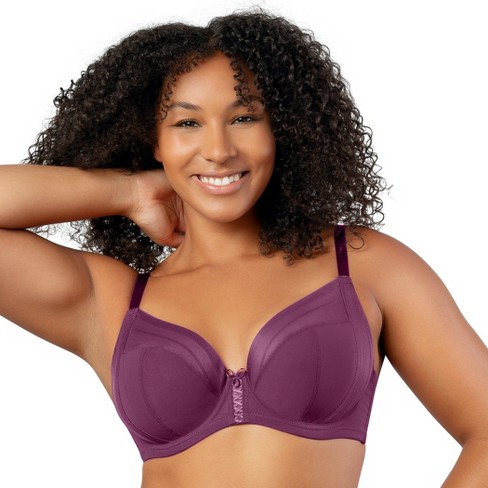 Parfait Women's Shea Plunge Unlined Bra - Blackberry - 40i : Target