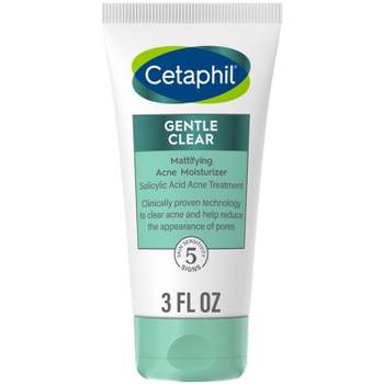 Cetaphil Gentle Clear Mattifying Acne Moisturizer with Salicylic Acid - 3 fl oz